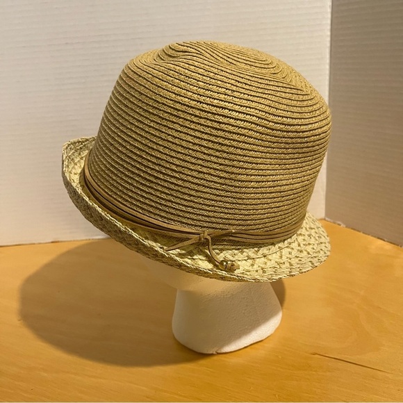 San Diego hats company wicker bead straw hat OS Women’s Fedora - Picture 1 of 9